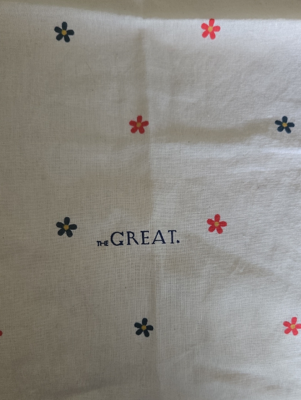 THE GREAT. Floral Print Dust Bag